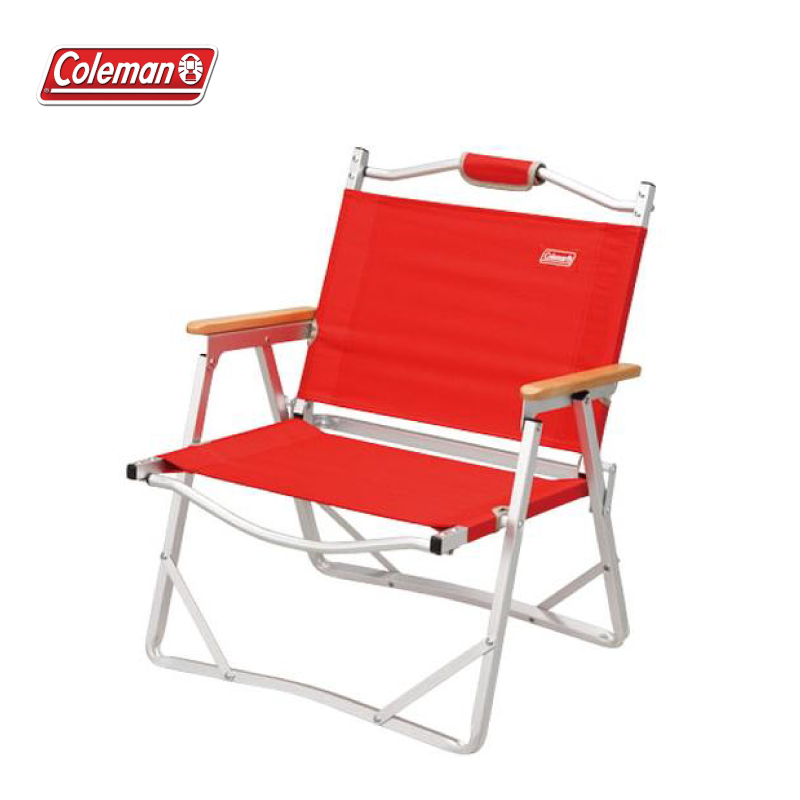 Coleman 輕薄摺疊椅 紅色 折疊椅 露營椅 帆布椅 休閒椅 登山 露營 CM-7670J