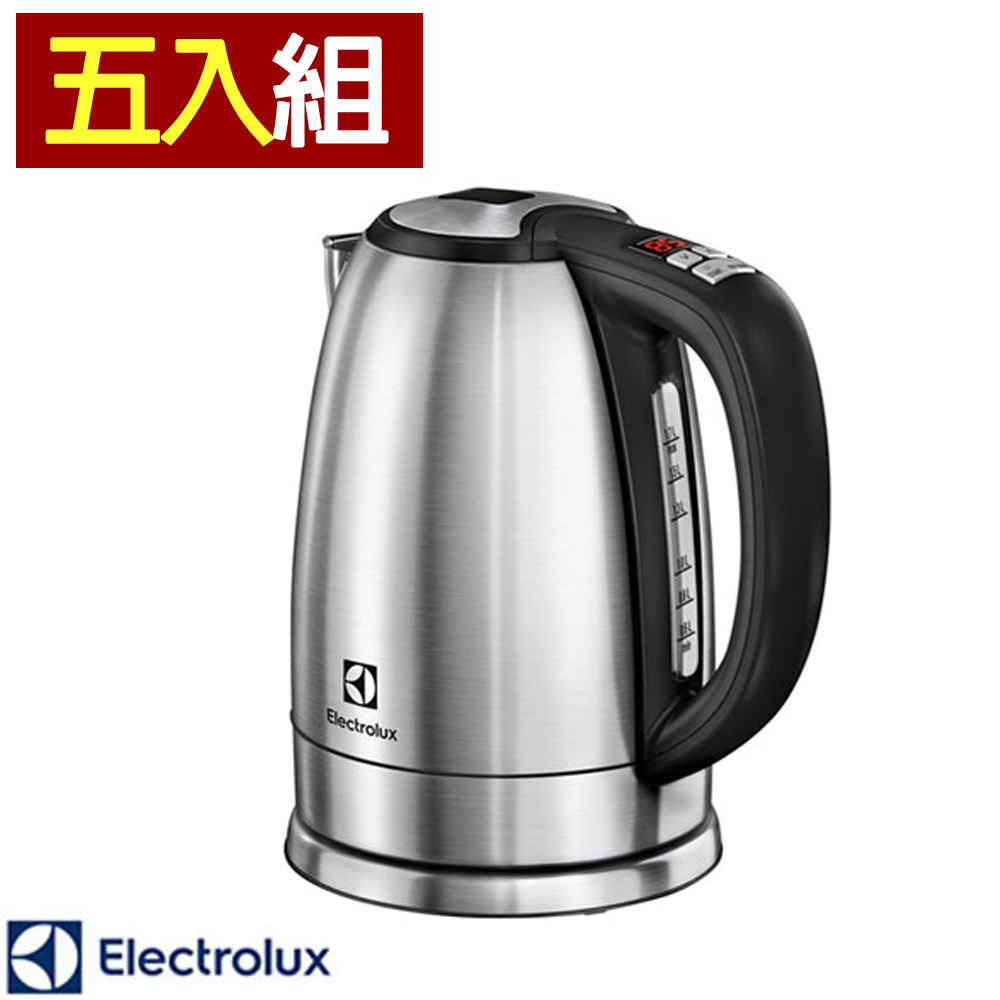 ★★(五入組)【伊萊克斯Electrolux】1.7L智慧溫控電茶壺 EEK7700S 快煮壺 熱水壺