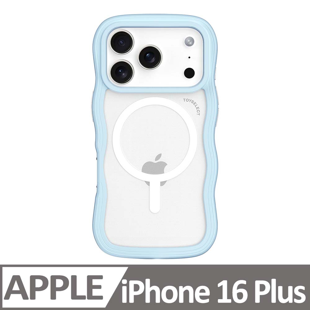 iPhone 16 Plus BLAC雲朵波波MagSafe iPhone手機殼 天使藍