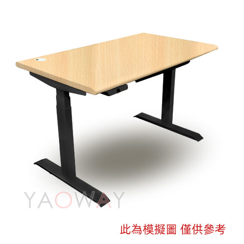 JT.JiTi ONEH電動升降桌120 x 70_2726白山毛櫸+黑腳【耀偉】