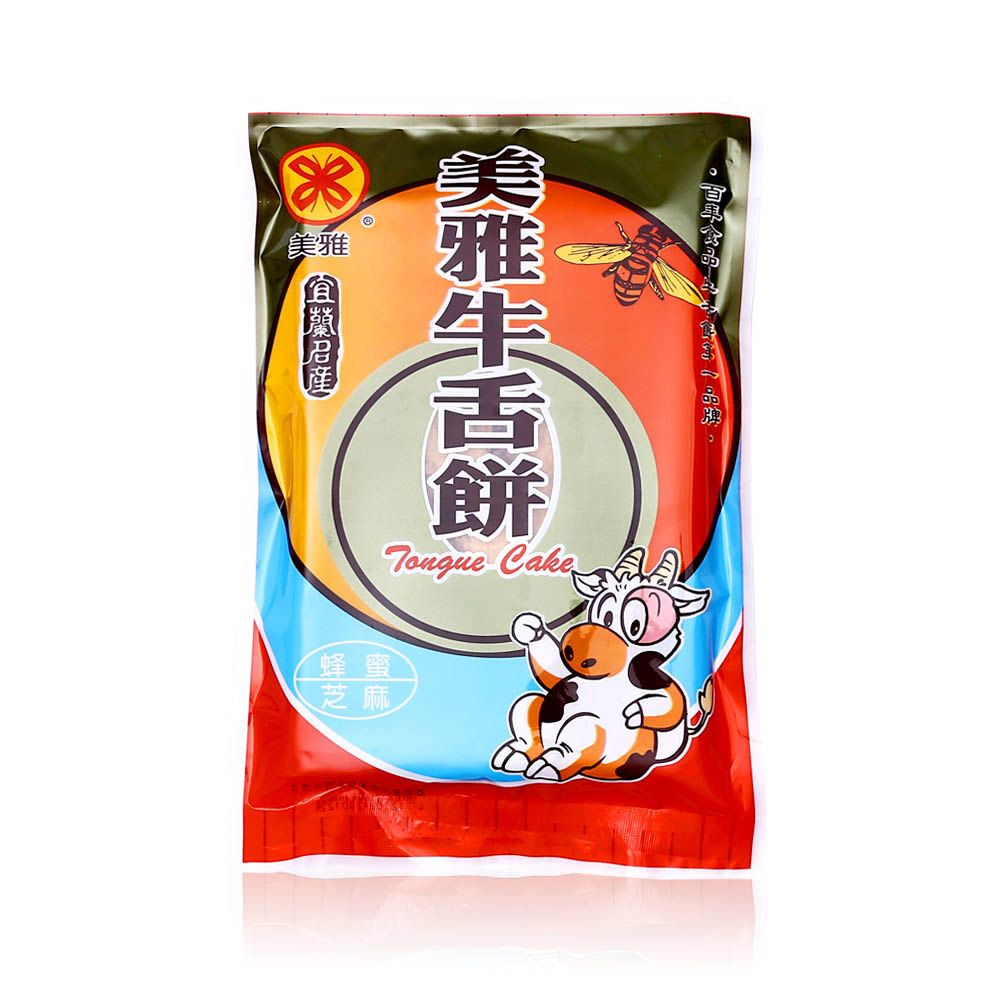 美雅宜蘭餅 優質牛舌餅-蜂蜜芝麻x15包