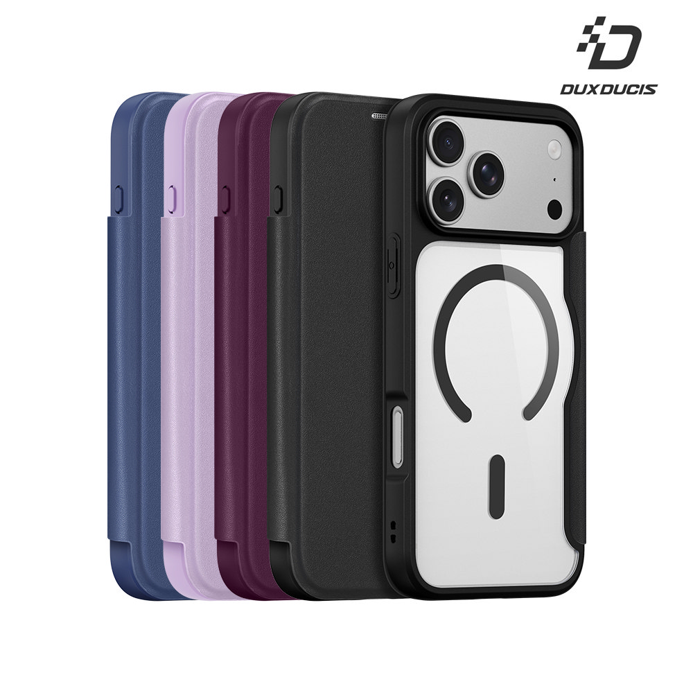 DUX DUCIS Apple 蘋果 iPhone 18 Pro / iPhone 17 Pro SKIN X Pro 皮套(藍色)