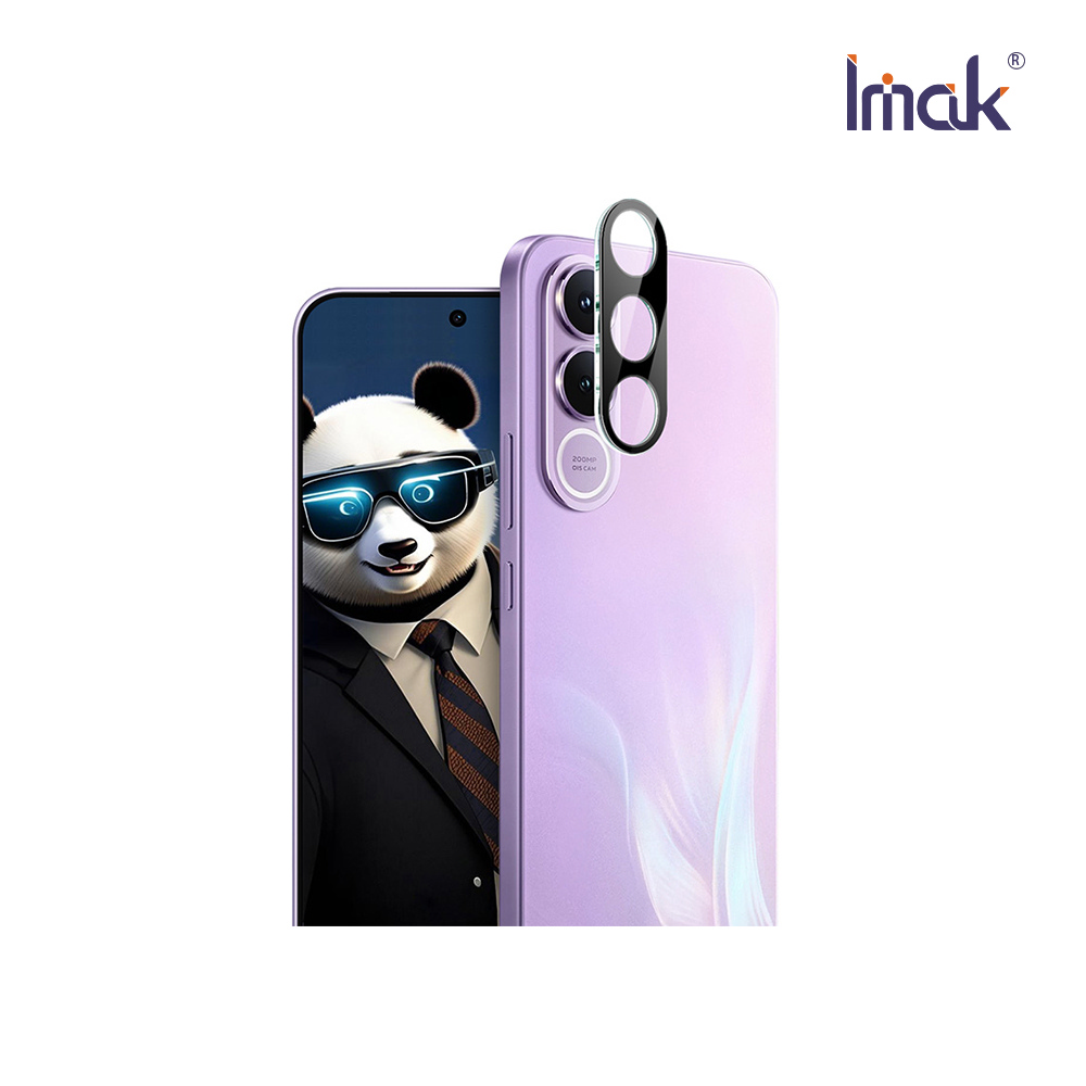 Imak 艾美克 vivo V70 FE 5G 鏡頭玻璃貼(一體式)(曜黑版)