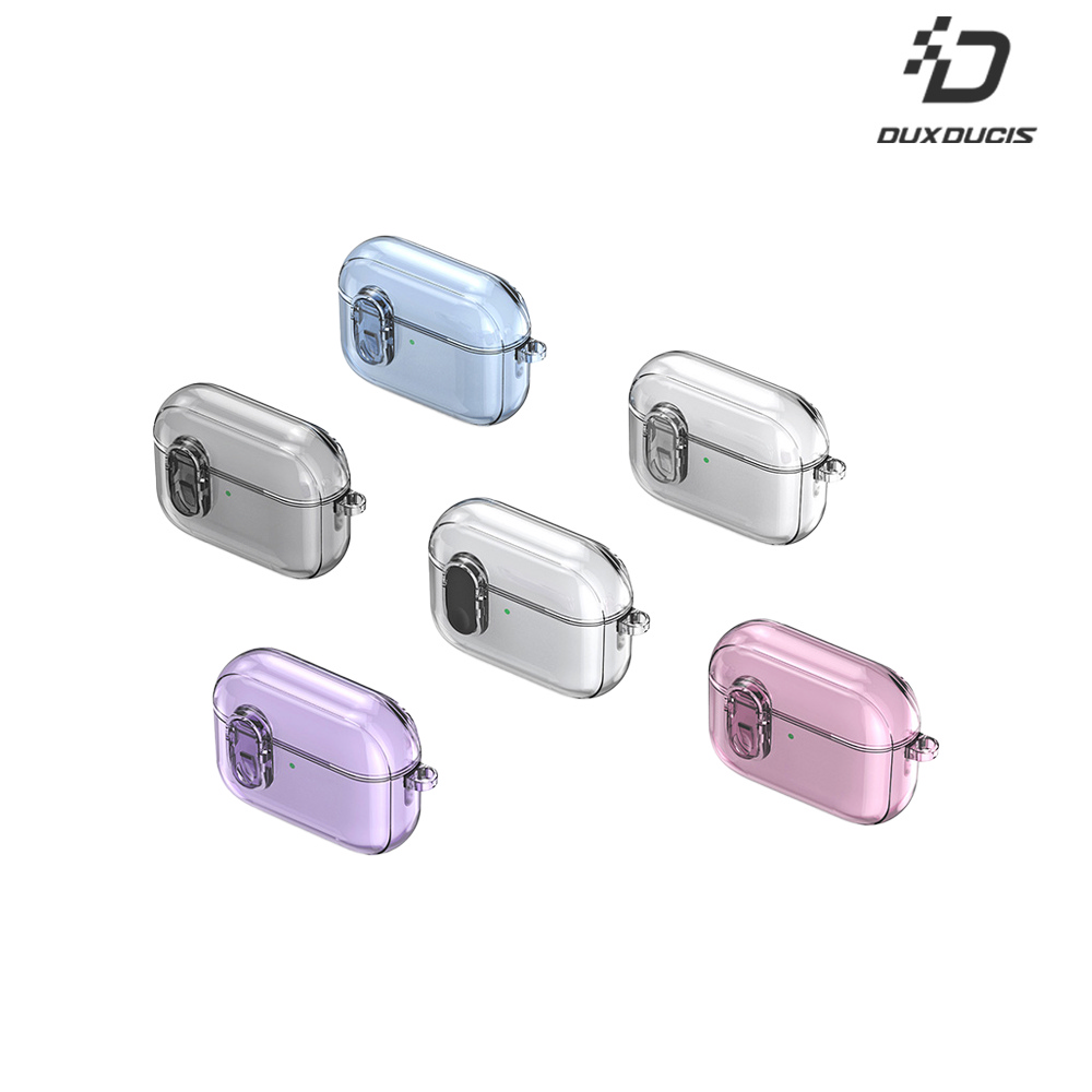 DUX DUCIS Apple 蘋果 AirPods Pro 3 冰晶保護套(透明/黑)