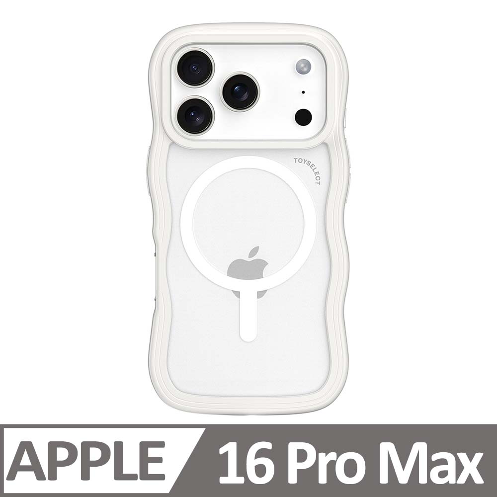 iPhone 16 Pro Max BLAC雲朵波波MagSafe iPhone手機殼 雲霧白