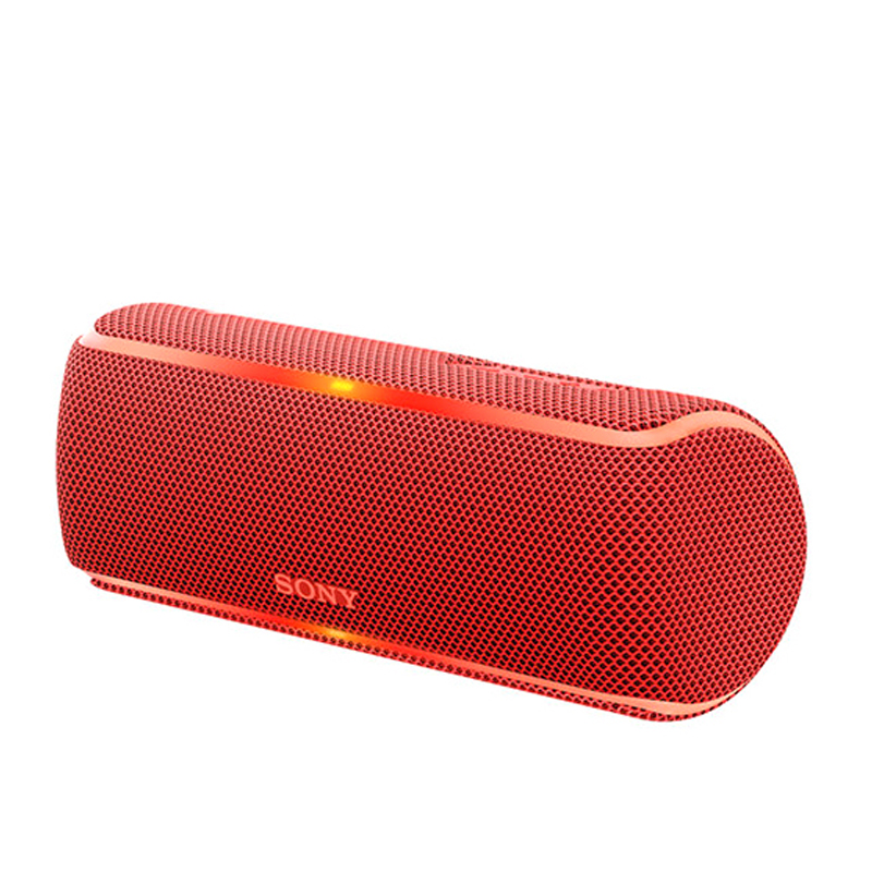 【SONY 索尼】防水超低音可攜式 藍芽喇叭 SRS-XB21 紅色