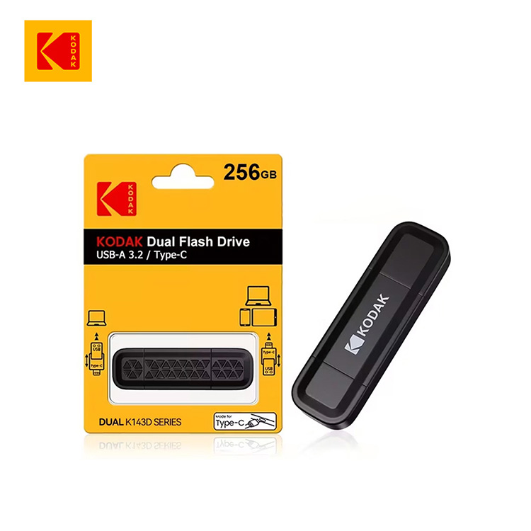 【Kodak 柯達】K143D USB-C 3.2 高速雙模式隨身碟-256G