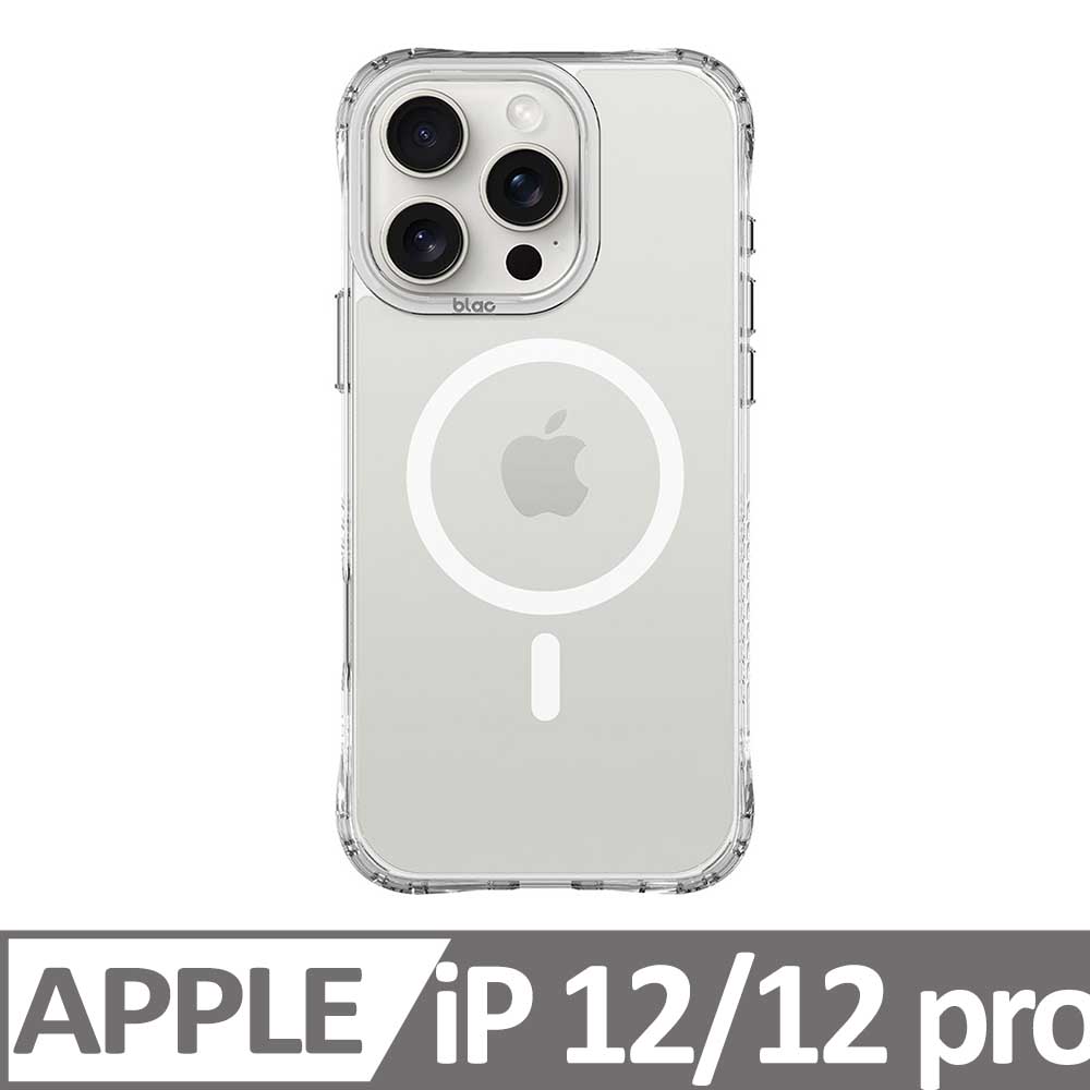 iPhone 12 / 12 Pro 6.1吋 BLAC Glacier冰川抗黃防摔MagSafe iPhone手機殼