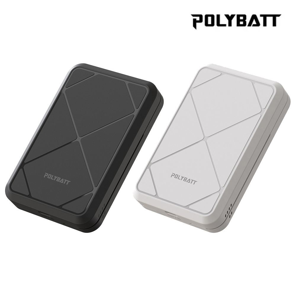 POLYBATT Qi2 27W 旗艦級行動電源(10000mAh) 支援 MagSage 磁吸行動電源(白色)