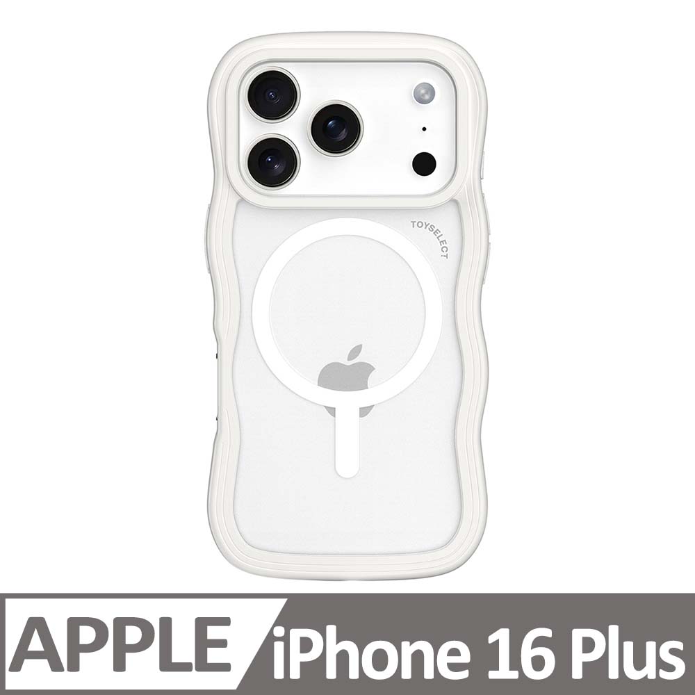iPhone 16 Plus BLAC雲朵波波MagSafe iPhone手機殼 雲霧白