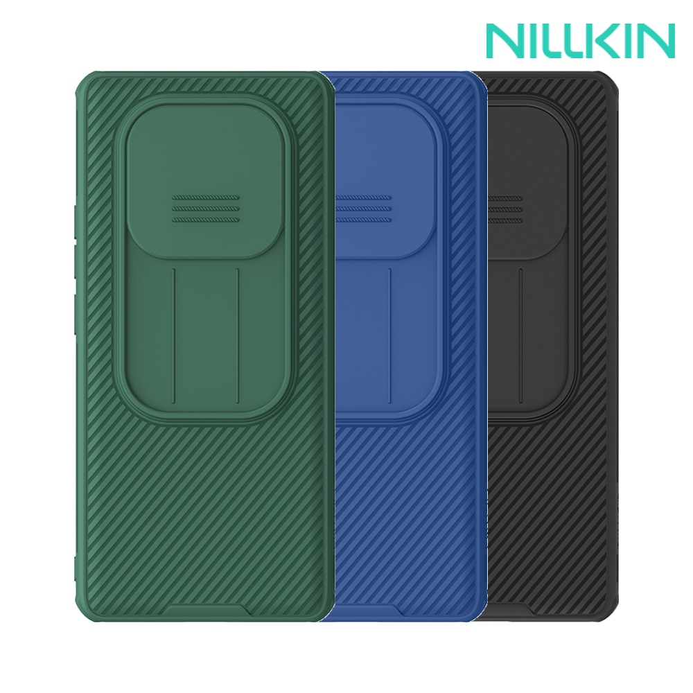 NILLKIN Redmi 紅米 Note 14 Pro 5G/POCO X7 黑鏡 Pro 保護殼(深綠)