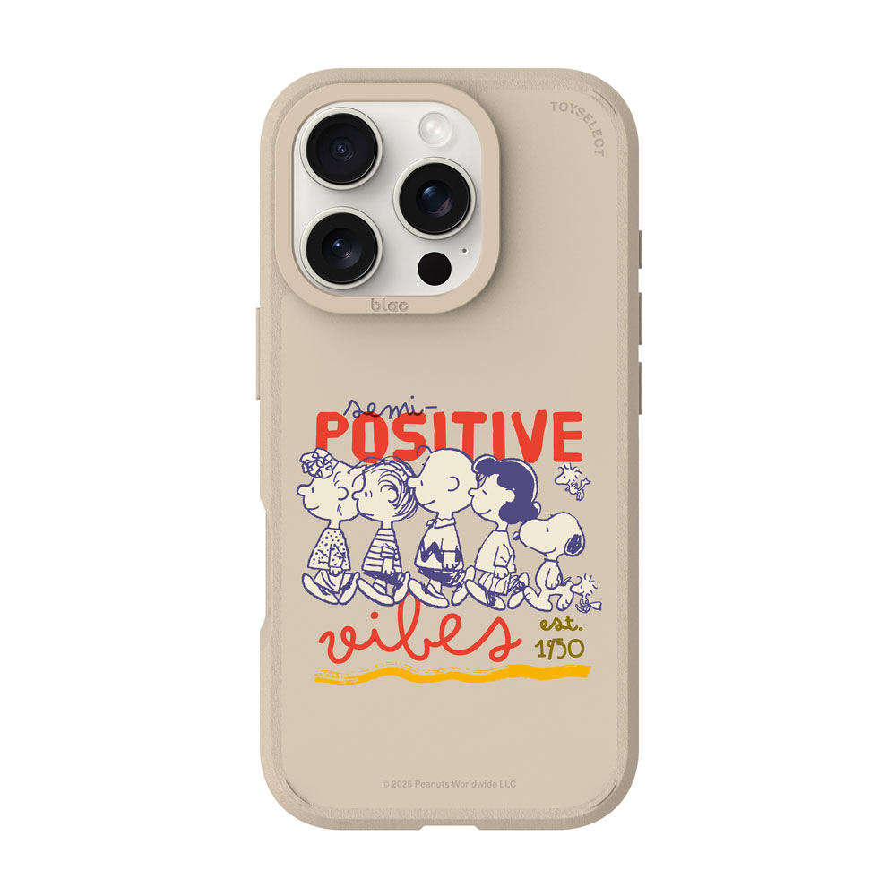iPhone 14 Plus/15 Plus SNOOPY史努比微笑行列峽谷強悍MagSafe iPhone手機殼