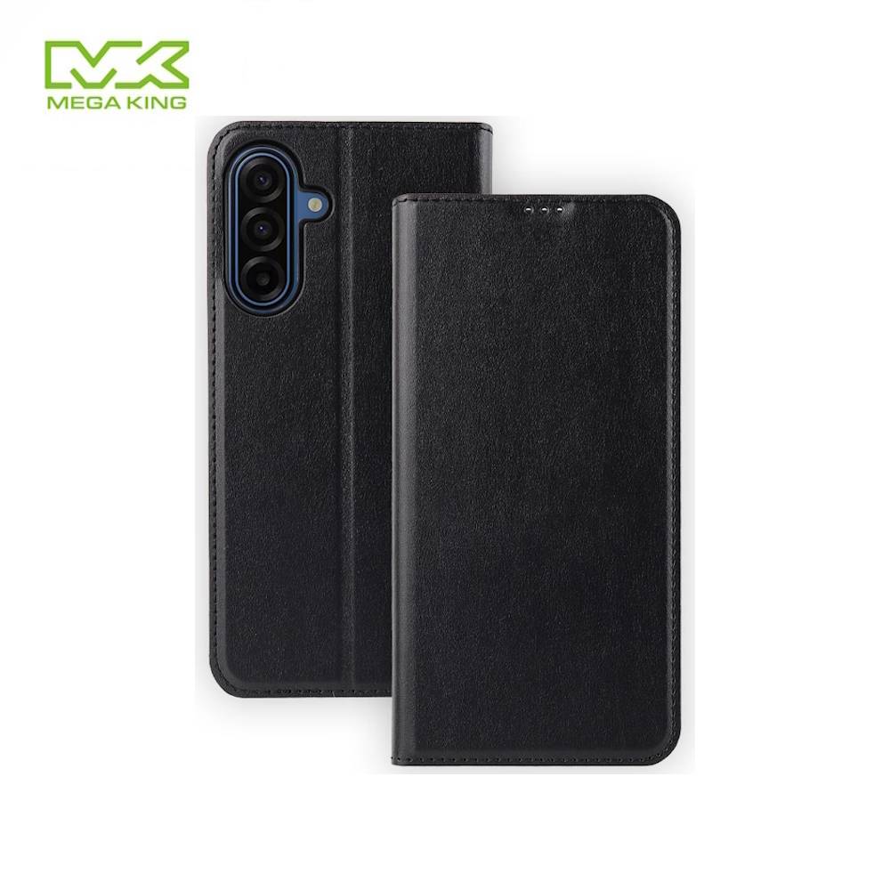 MEGA KING 三星 A17 5G 側掀皮套 黑