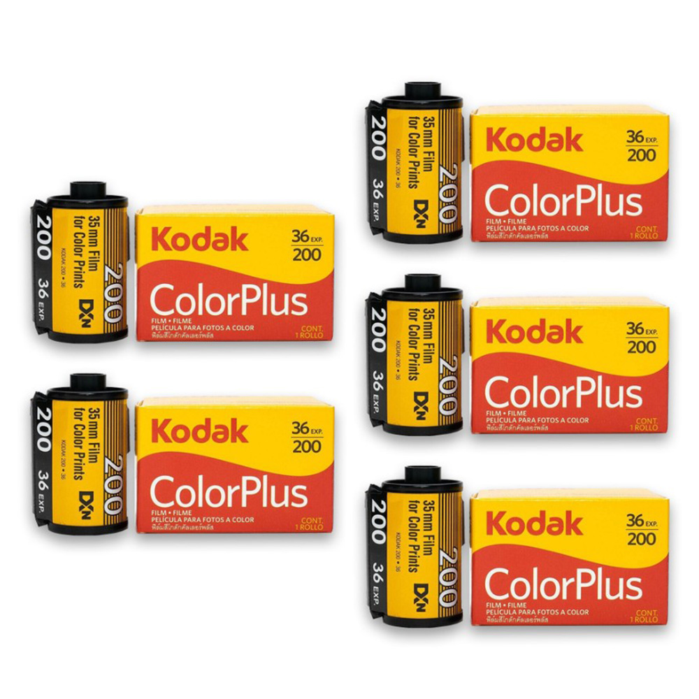 【Kodak 柯達】Kodak柯達底片 ColorPlus 200 彩色負片- 五入組