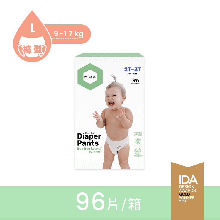 【Parasol】Clear + Dry 新科技水凝果凍褲-工藝升級版 4號/L 超值禮盒組 (96片)