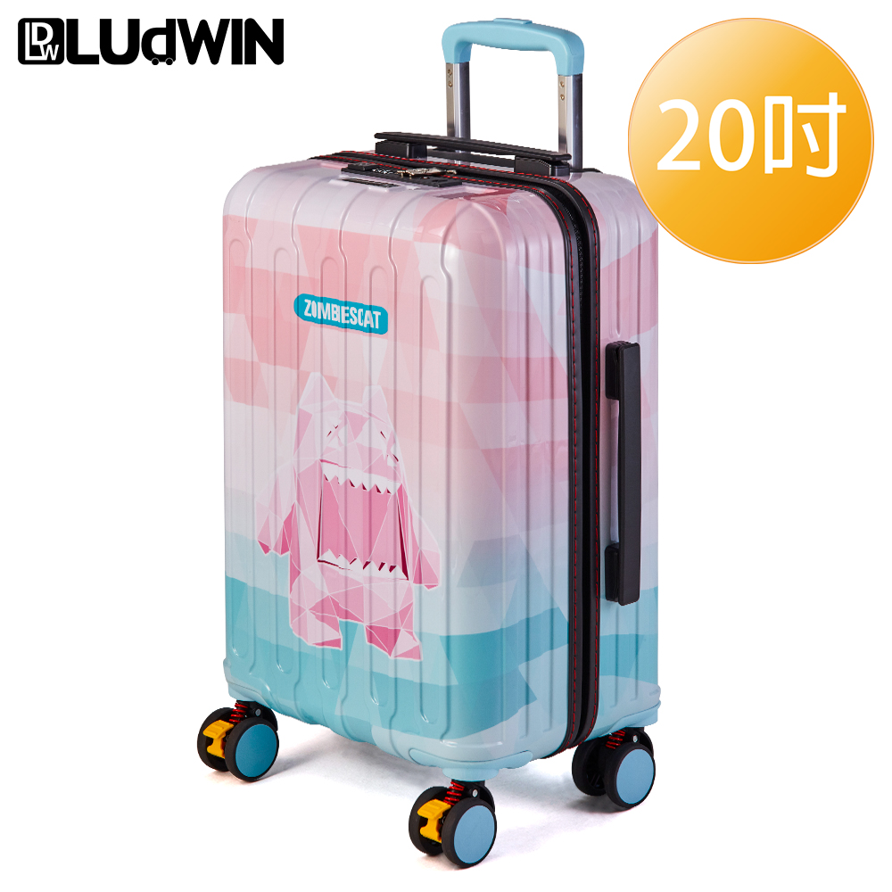 【LUDWIN 路德威】德國路德威設計款20吋行李箱-粉色魔鑽