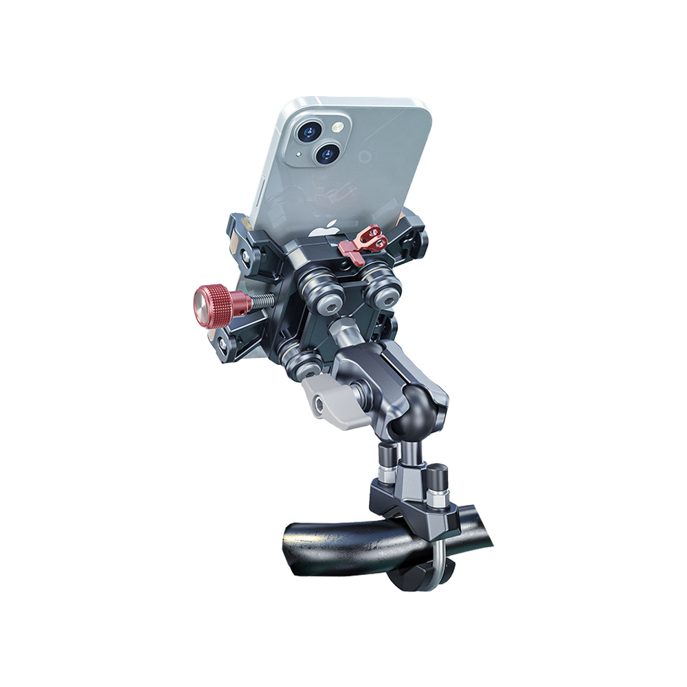 LanParte 天蠍金屬減震機車手機支架(U型夾款)