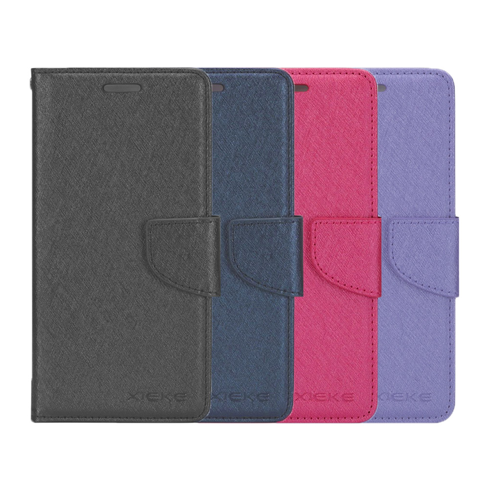 XIEKE Google Pixel 9a 月詩蠶絲紋皮套(紫色)