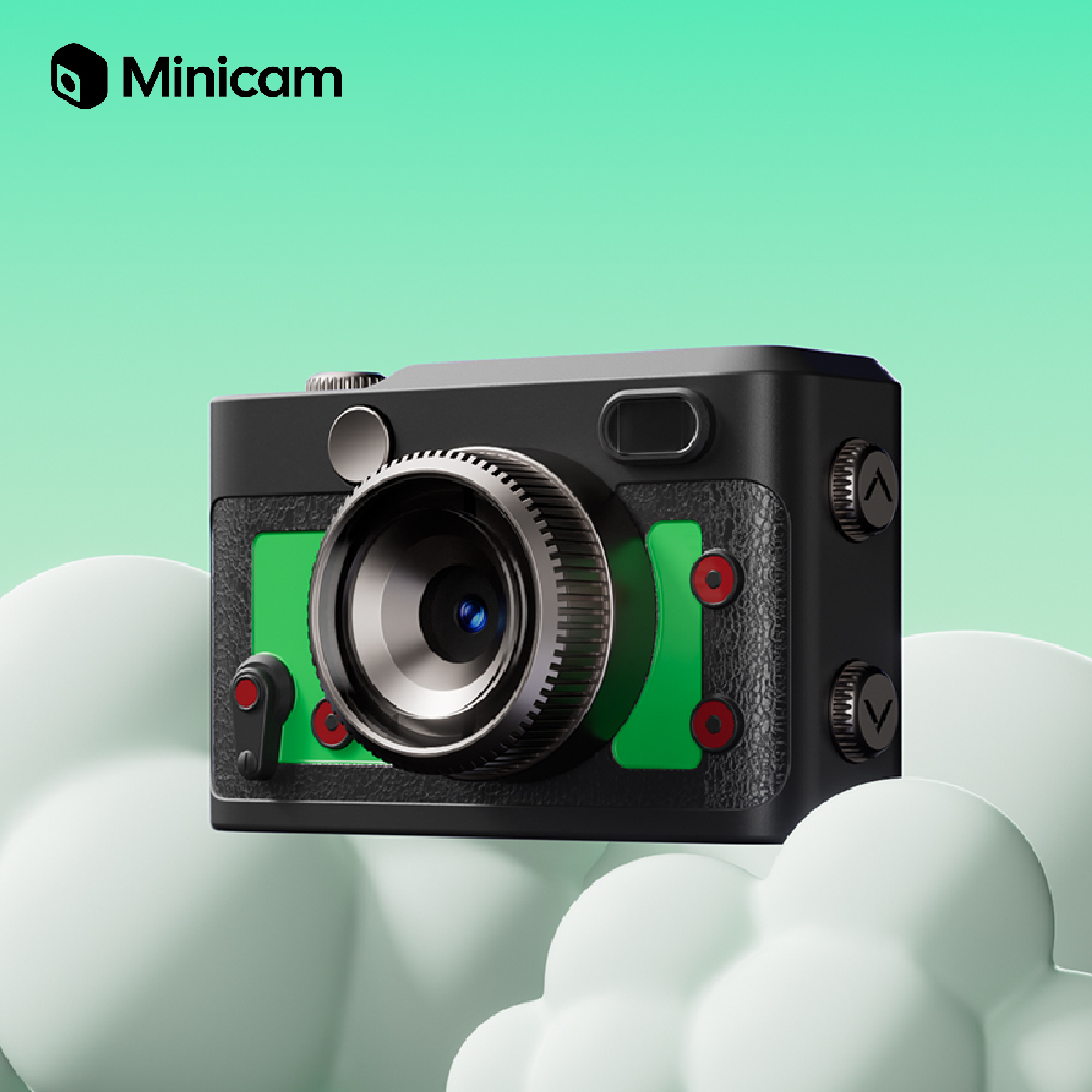 【Minicam 迷你拍】G11 手動閃燈 PIX3 迷你相機-草綠