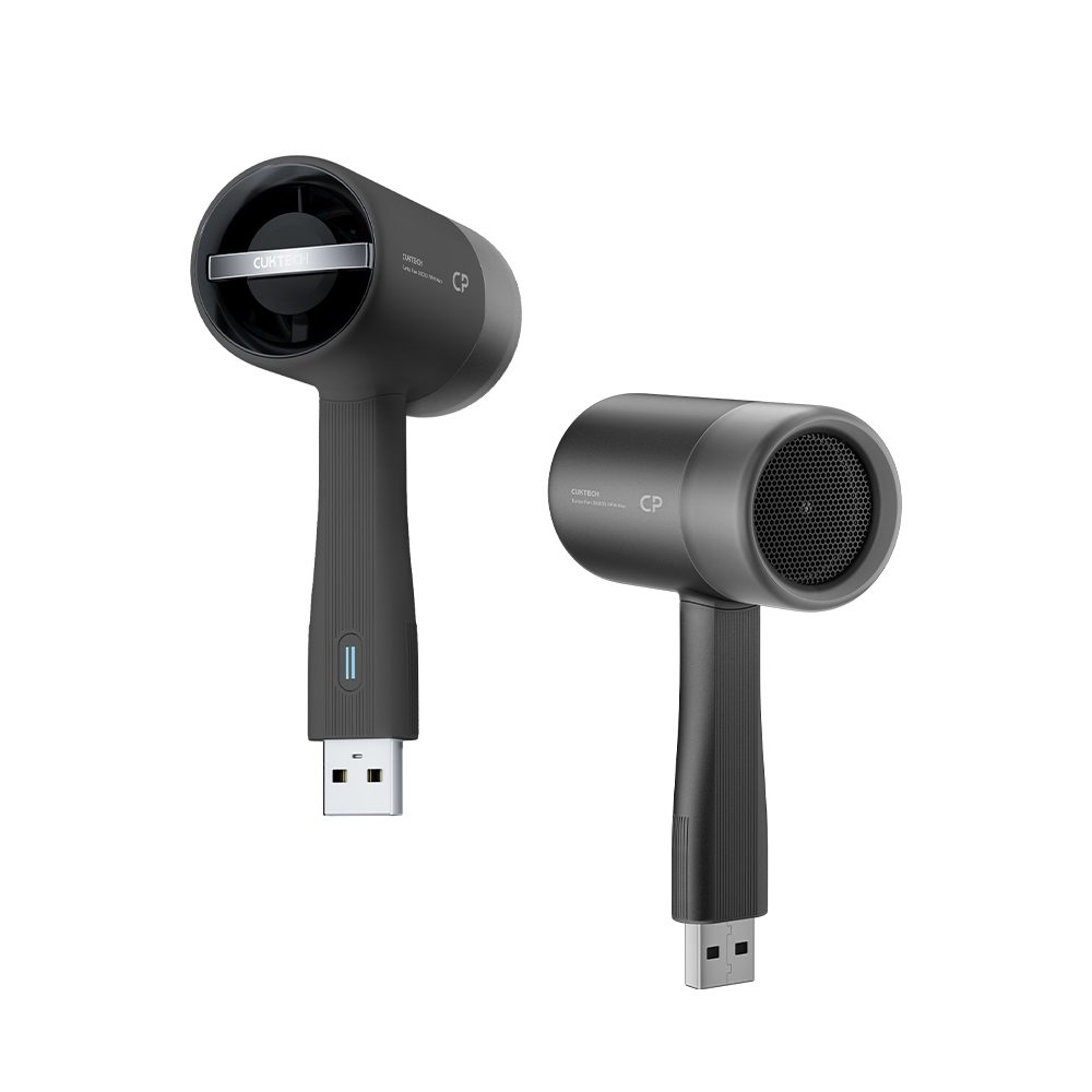 CUKTECH 酷態科 超級戶外風扇 口袋型 隨身風扇 USB供電 小颶風 (BF01)-硯黑色