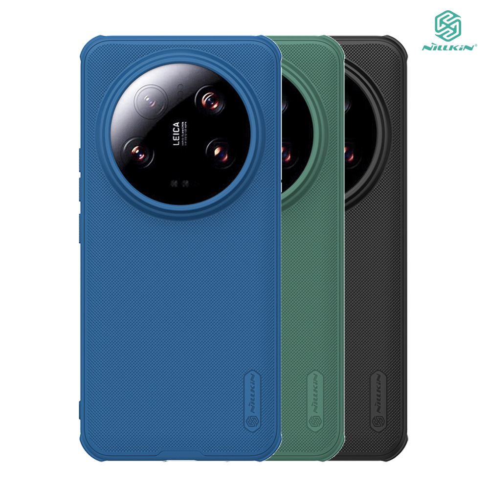 NILLKIN Xiaomi 小米 14 Ultra 磨砂護盾 Pro 保護殼(藍色)