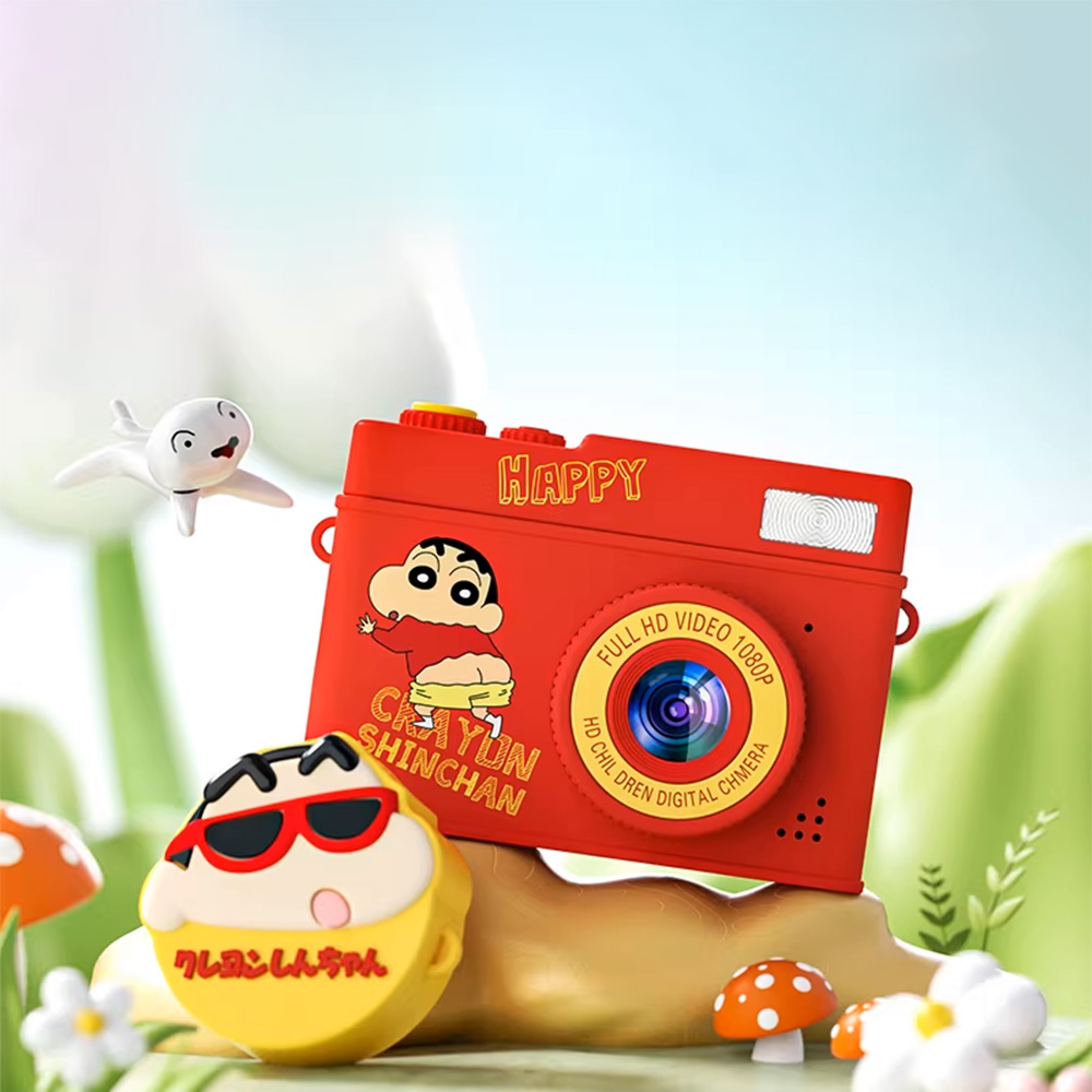 【Crayon Shin-chan 蠟筆小新】官方授權 TC200迪卡CCN時光相機-紅色