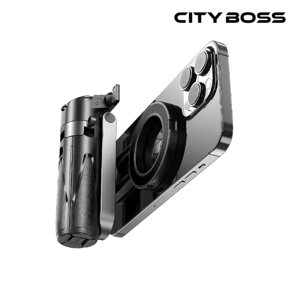 CITY BOSS P15 mini 迷你口袋型磁吸式+藍芽輔拍捍(輔拍器)(白色)