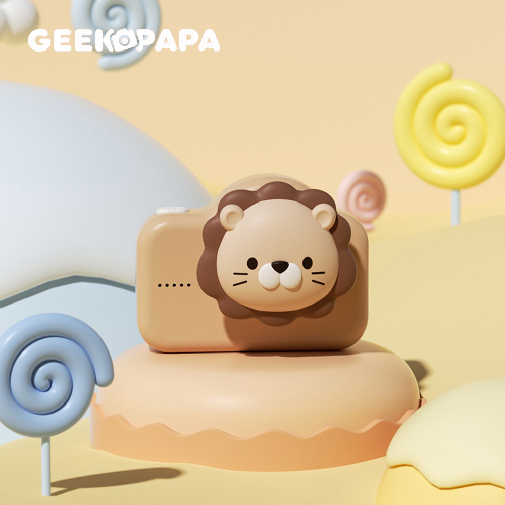 【GEEKPAPA 極客爸爸】A1動物兒童迷你數位相機-獅子