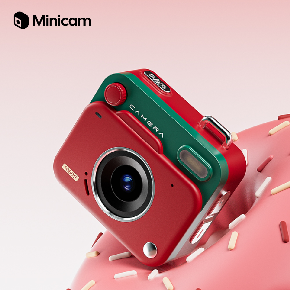 【Minicam 迷你拍】G12 多濾鏡 Y6000 迷你相機-紅色