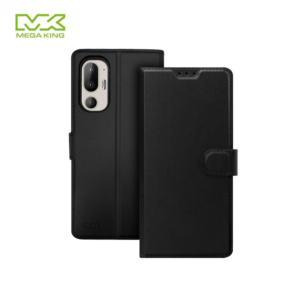 MEGA KING 側掀式皮套 HTC U24 Pro 黑