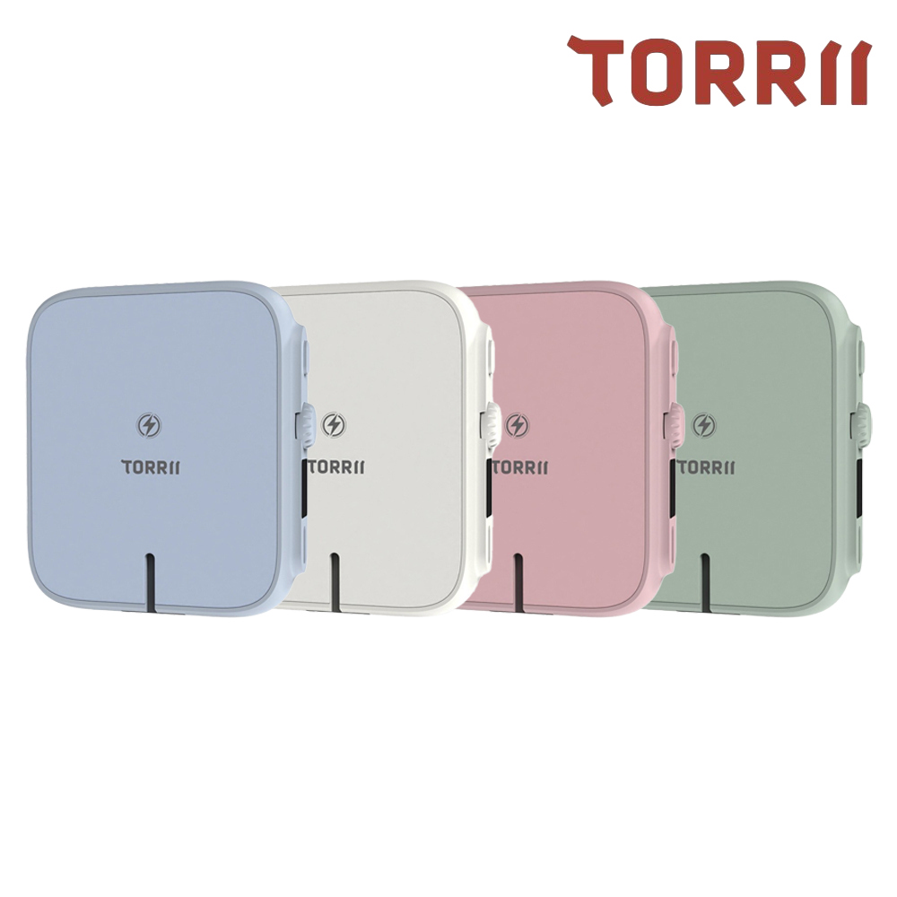 TORRII LUNA 月光充 補光燈磁吸行動電源(5000mAh) 支援 MagSafe 萬用支架(白色)