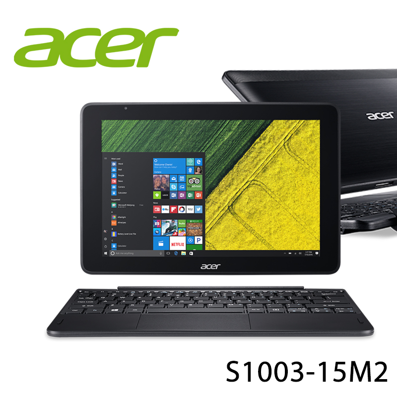 【ACER宏碁】S1003-15M2 10.1吋 筆電(ATMZ8350/4G/128G/W10) -送星光大道餐墊