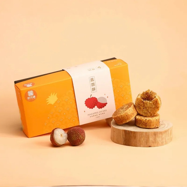 【DOZO嚴選】胖肉鋪-王者風華・貴妃鳳荔酥禮盒6入(附提袋)