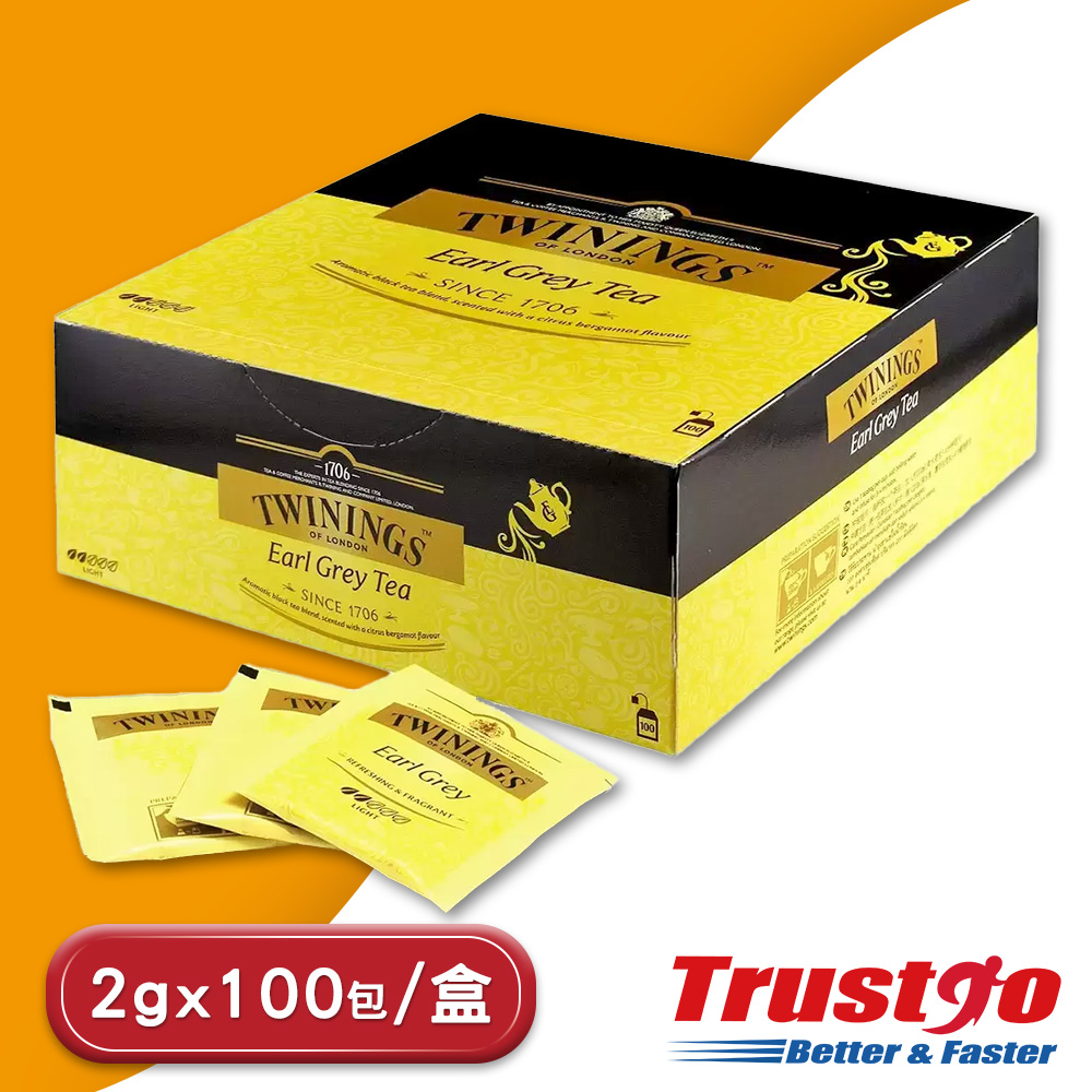 【美式賣場】Twinings 唐寧茶 皇家伯爵茶(2gx100入/盒)