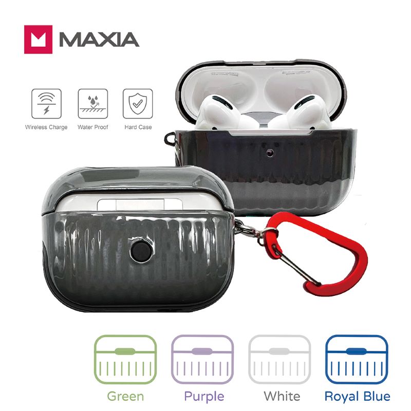 【MAXIA】AirPods Pro 2 迷你行李箱保護殼-星曜灰(MA-Pro 2)