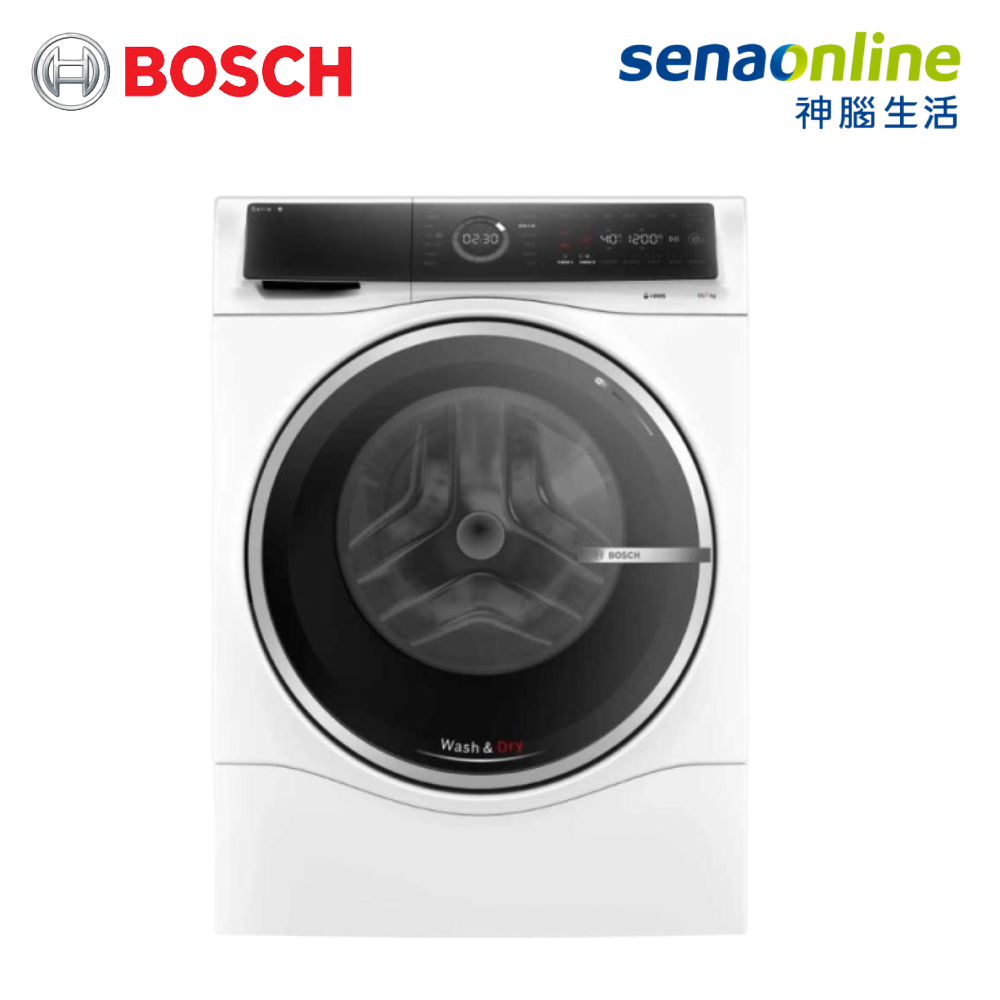 BOSCH 博世 WNC554A0TC 10KG 三效極淨洗脫烘滾筒洗衣機