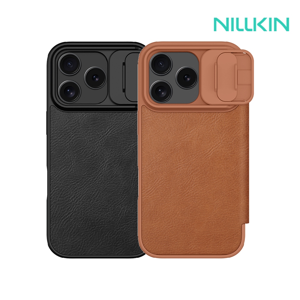 NILLKIN Apple 蘋果 iPhone 17 Pro 秦系列 Pro 皮套(棕色)