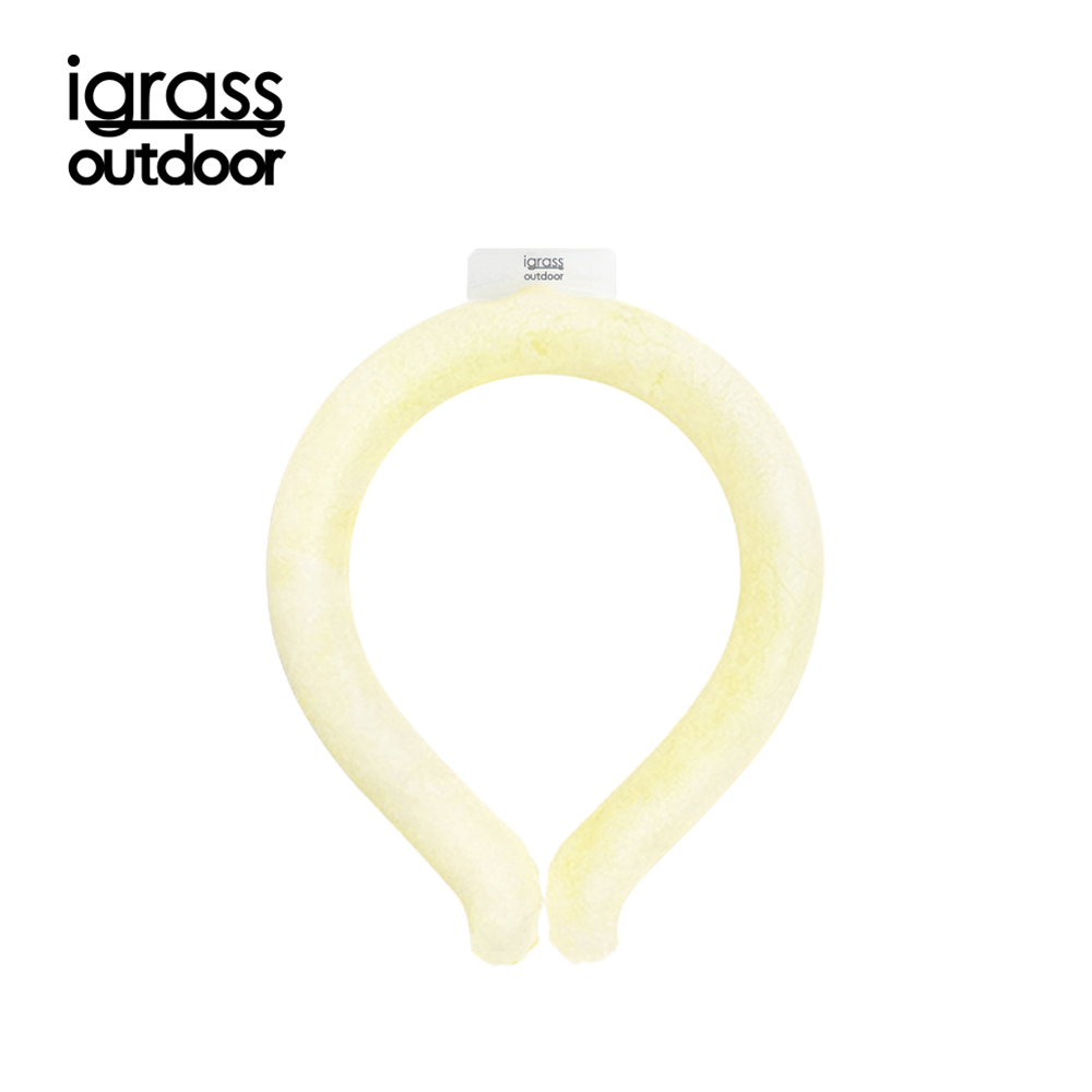 igrass outdoo 智慧涼感環-大人款-黃色