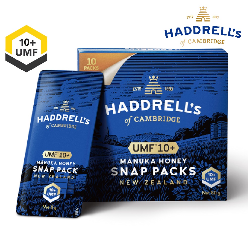 【壽滿趣-Haddrells】紐西蘭活性麥蘆卡蜂蜜隨身包UMF10+(80g)