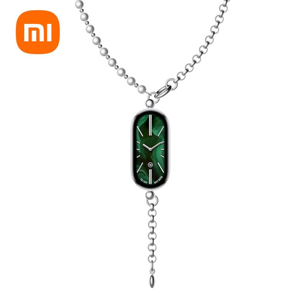 Xiaomi 手環珍珠項鍊配件 銀灰色