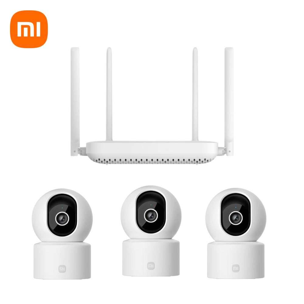 【居家防護攝影套餐】小米 Xiaomi 路由器 AX1500+小米 Xiaomi 智慧攝影機 C302