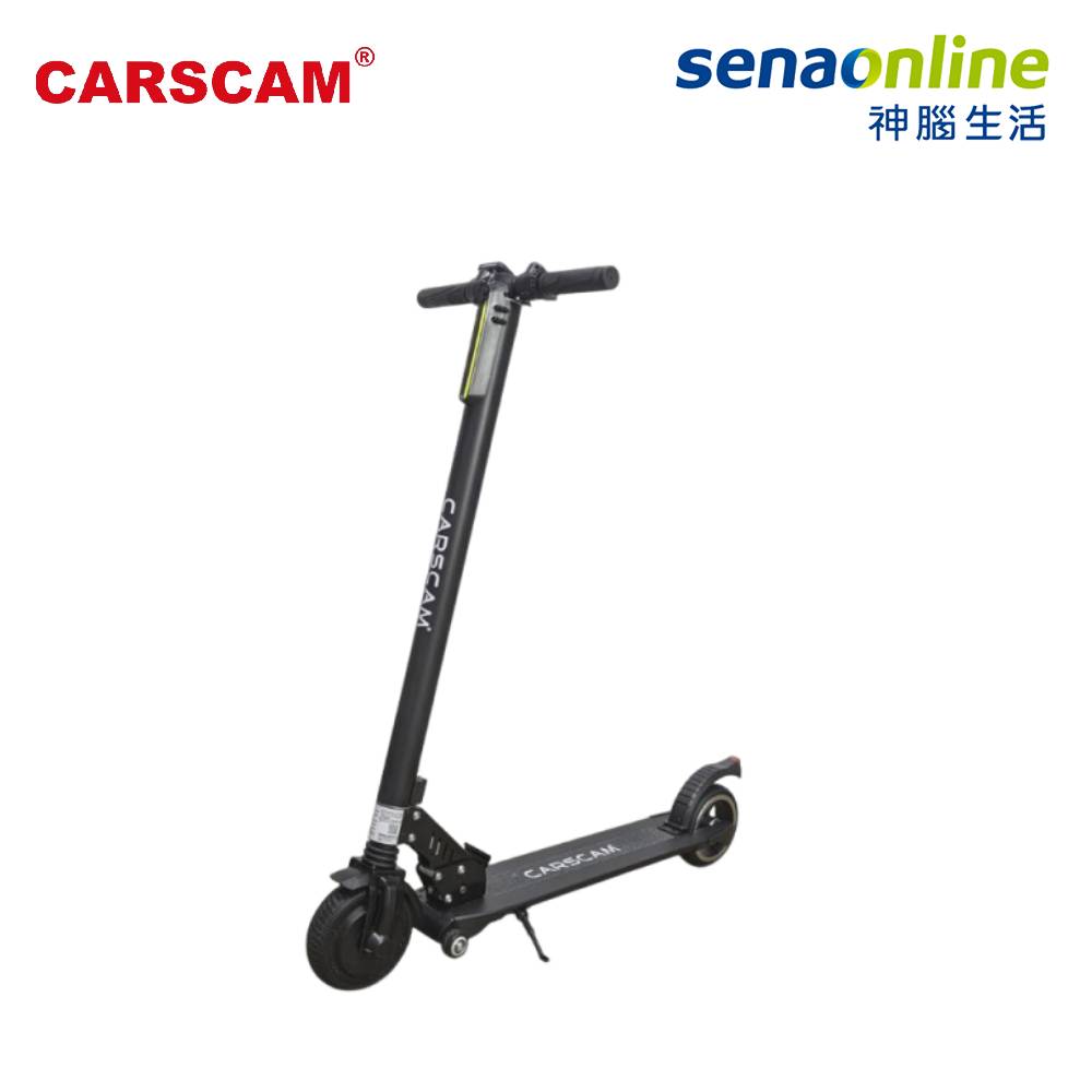 CARSCAM LED大燈6.5吋避震輔助輪折疊電動滑板車 S6+