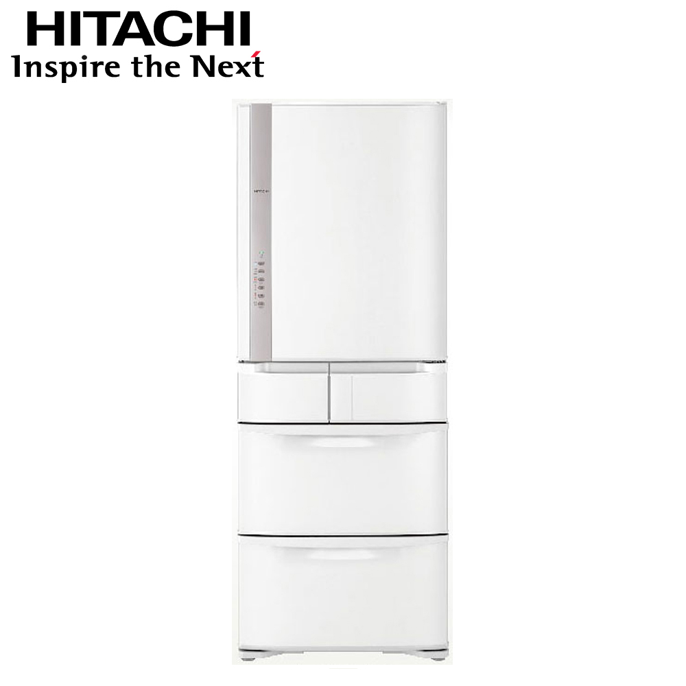 ★線上登入送★【HITACHI日立】483L日製變頻五門冰箱RS49HJ(星燦白)