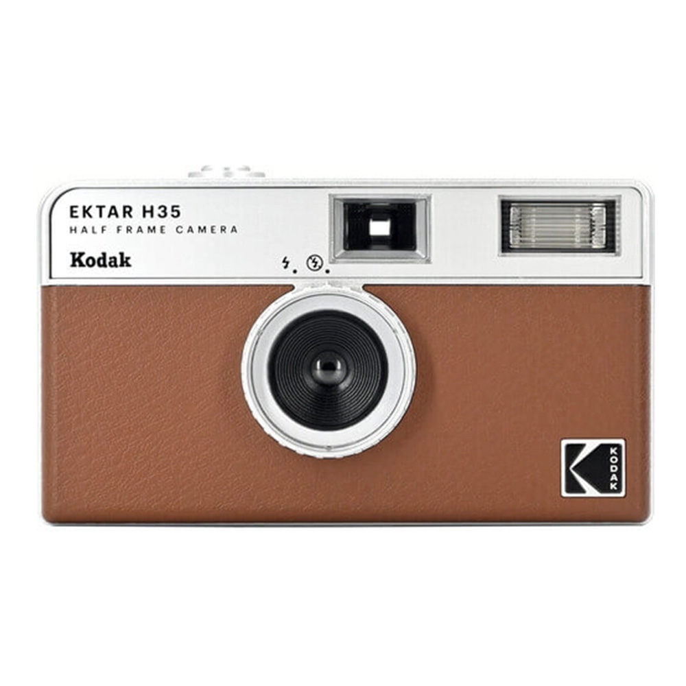 【Kodak 柯達】H35 半格機 復古底片相機-焦糖棕