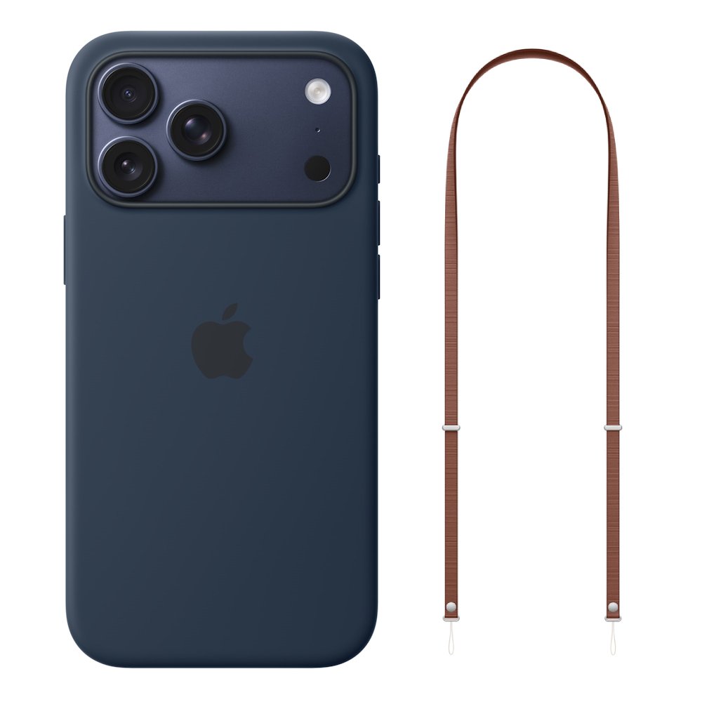 【618限時優惠】APPLE iPhone 17 Pro Max MagSafe 矽膠保護殼+斜背掛繩