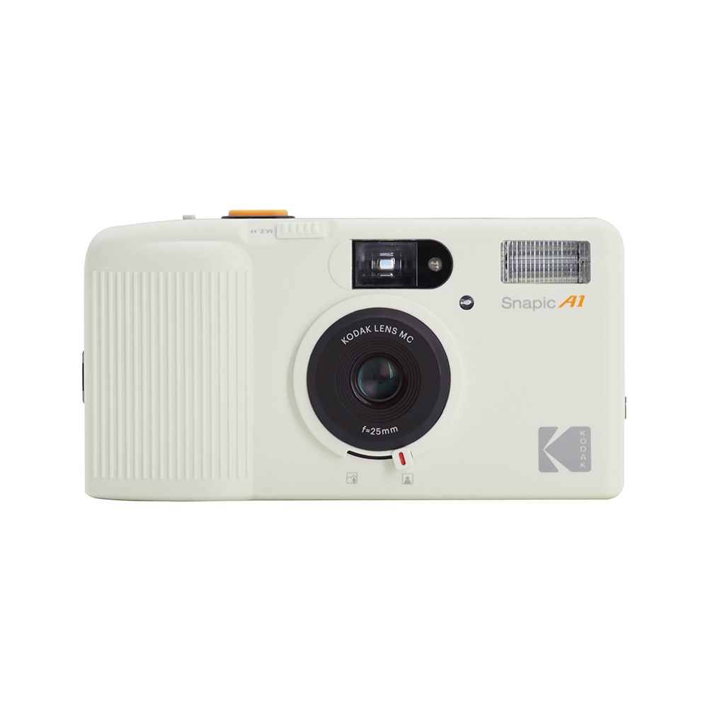 【Kodak 柯達】Snapic A1 復古光學雙焦三鏡底片相機-象牙白