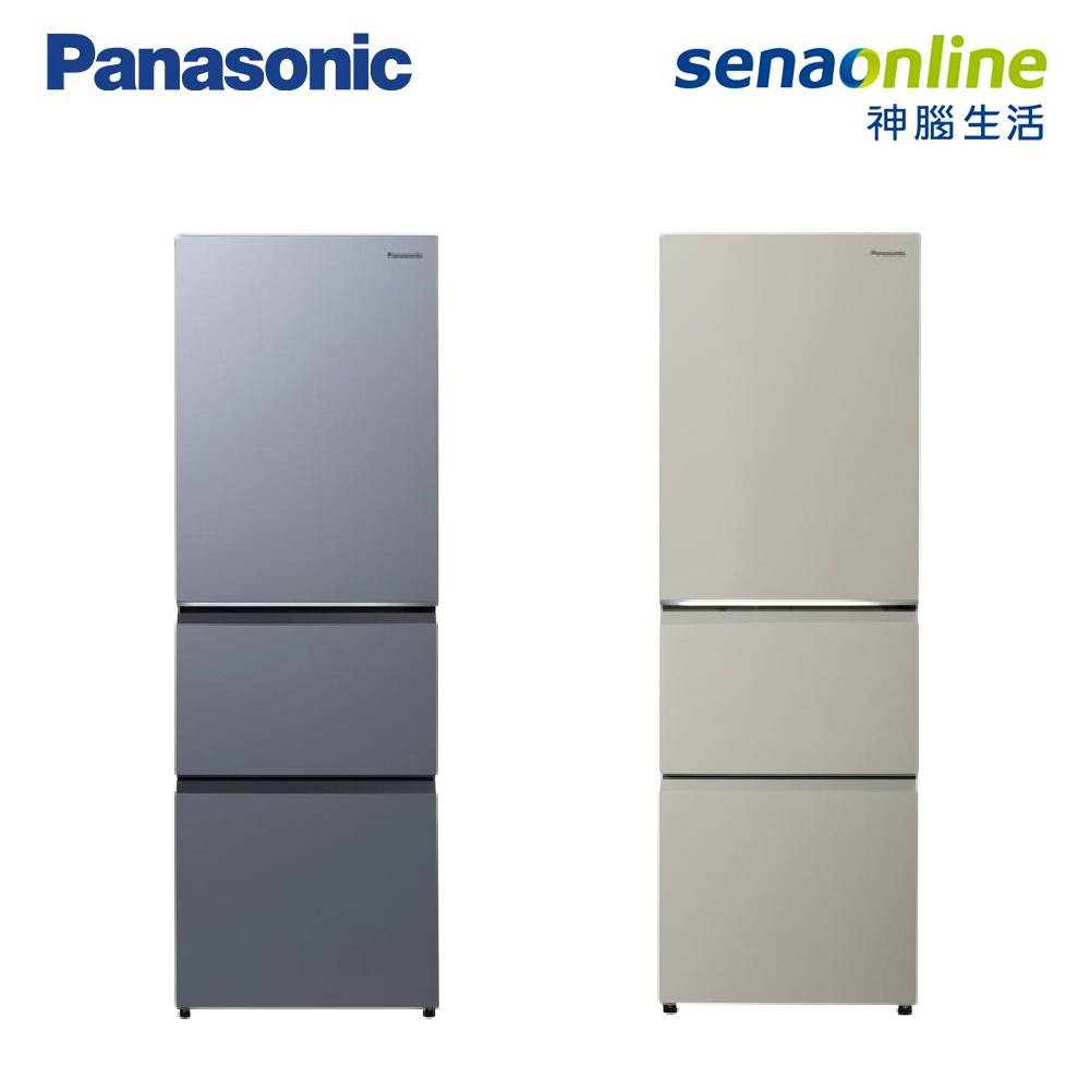冰箱/Panasonic NR-C387HVS-B 385L 三門無邊框鋼板冰箱