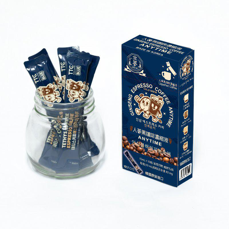 【金蔘】人蔘黑咖啡濃縮液_10ml*50包