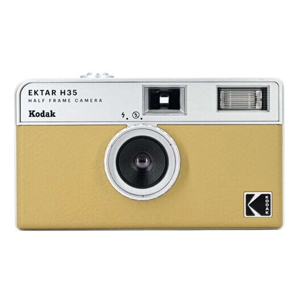【Kodak 柯達】H35 半格機 復古底片相機-沙色