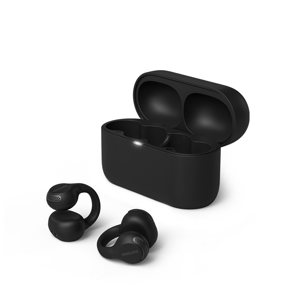 PHILIPS AI麥克風長續航耳夾式無線藍牙耳機 TAQ2000 黑色
